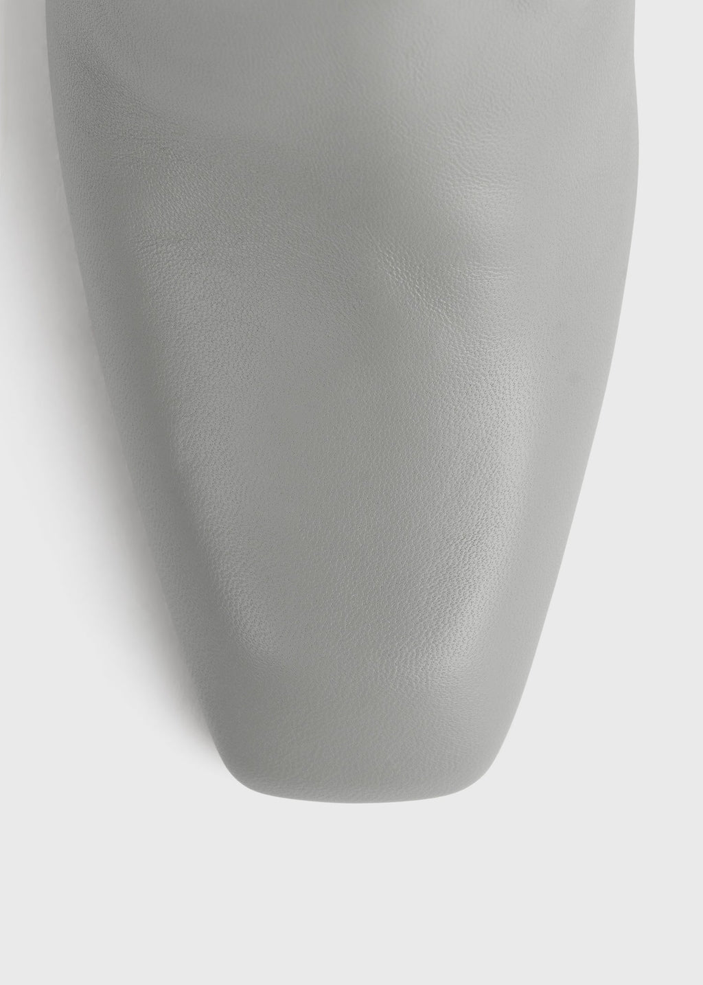 Nappa over-the-knee boots light grey