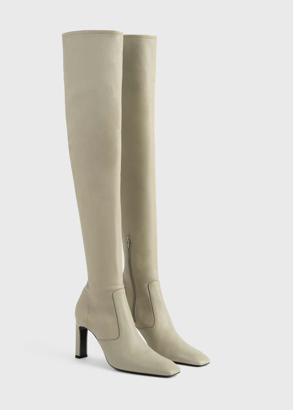 Nappa over-the-knee boots rye