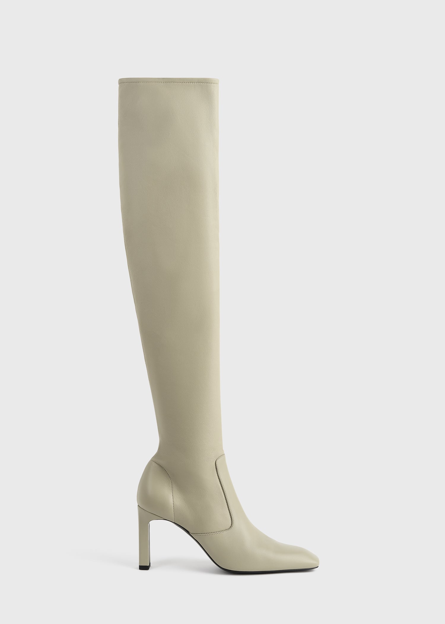 Nappa over-the-knee boots rye